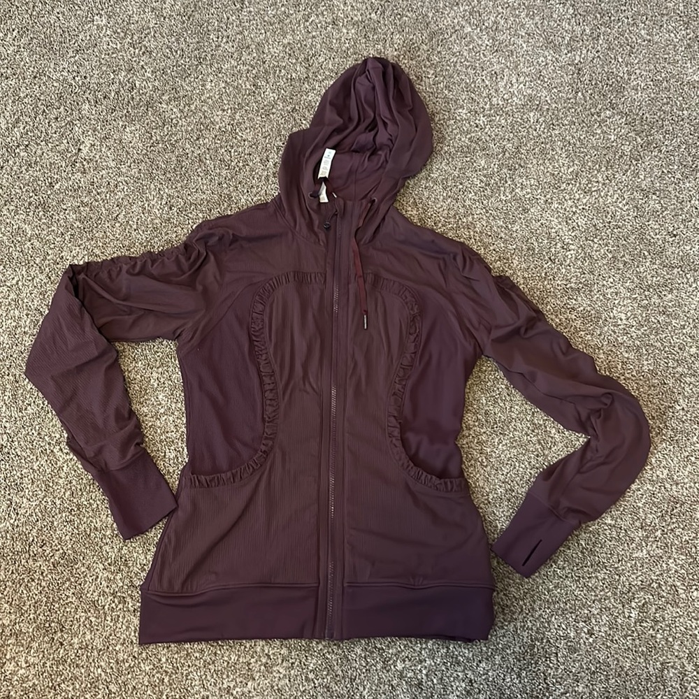 Lululemon size 10 plum dance studio jacket